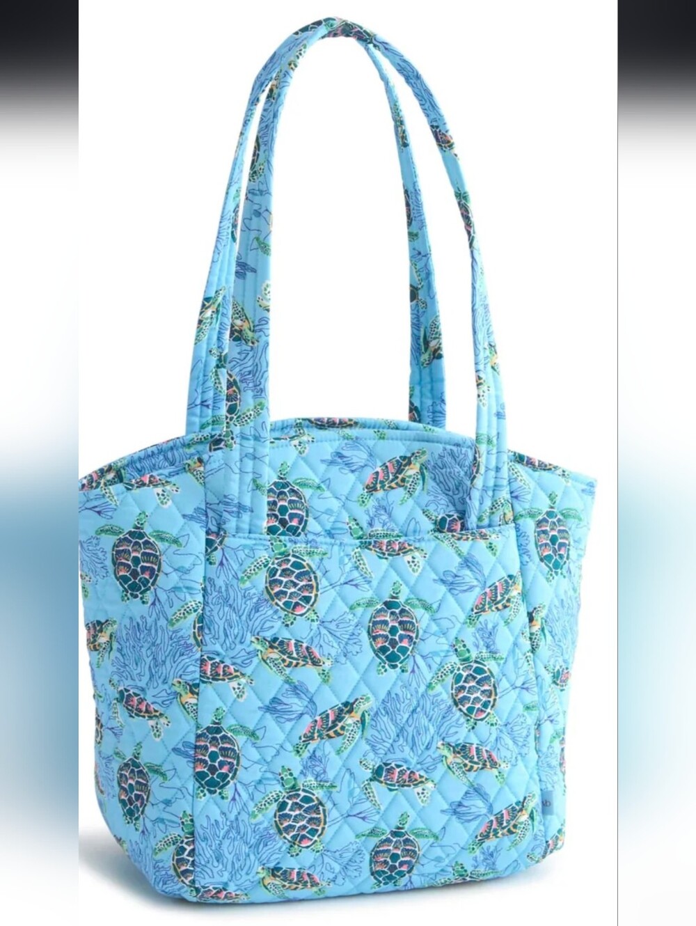 Vera Bradley Glenna Satchel In Sea Turtles & Coral Decor NWT